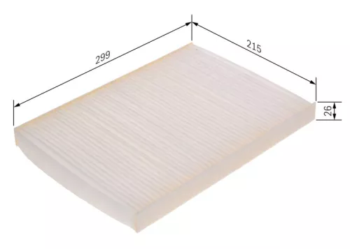 BOSCH BOSCH 1 987 435 112 Bosch Cabin Pollen Filter Fits Alfa Giulia Stelvio 