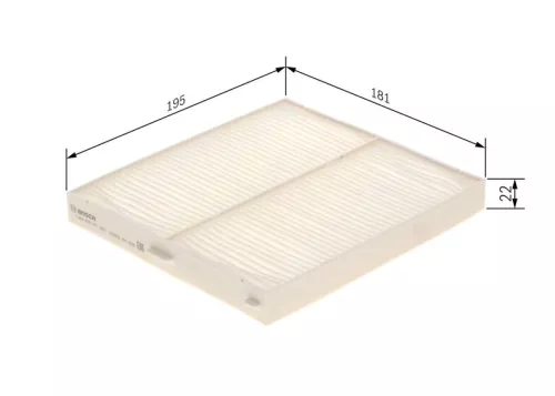 Bosch Cabin Pollen Filter Fits Nissan Suzuki Alto Alto K10 Pixo