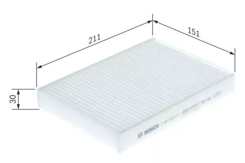 Bosch Rear Cabin Pollen Filter Fits Mercedes Marco Polo V-Class Vito