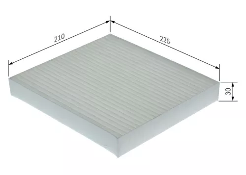 BOSCH BOSCH 1 987 435 160 Cabin Pollen Filter Fits Hyundai Kia Elantra Ev6 Ev9 Gv60 Ioniq 5 Ioniq 6 Kona N 