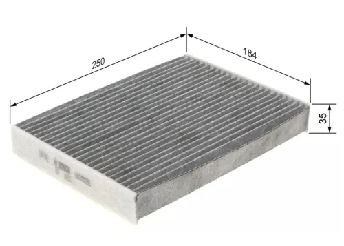 Bosch Cabin Pollen Filter Fits Nissan Dacia Renault