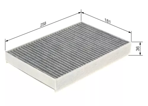 Bosch Cabin Pollen Filter Fits VW Seat Skoda
