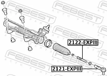FEBEST FEBEST 2121-EXPIII Febest Front Outer Tie Rod End Fits Ford Usa Mercury Explorer Mountaineer Track 
