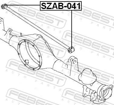 FEBEST FEBEST SZAB-041 Febest Rear Outer Suspension Arm Bush Fits Maruti Maruti Suzuki Santana  