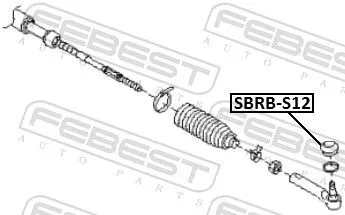 FEBEST FEBEST SBRB-S12 Febest Front Left Or Right Tie Rod End Repair Kit Fits Subaru Exiga Forester 