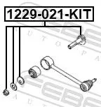 FEBEST FEBEST 1229-021-KIT Febest Control Arm Bolt Kit Fits Hyundai Kia Cadenza Ceed Cerato Coupe Creta 