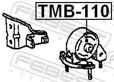 FEBEST FEBEST TMB-110 Febest Rear Engine Mount Fits Toyota Corolla Sprinter Sprinter Cielo Support Rod 