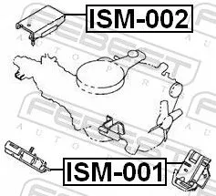 FEBEST FEBEST ISM-002 Febest Rear Engine Mount Fits Isuzu Amigo Axiom D-Max Frontier Kb Oasis Pickup 