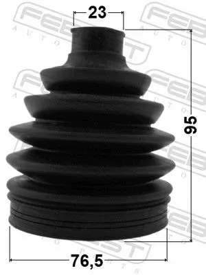 FEBEST FEBEST 1217P-CM10R Febest Outer Cv Boot Kit Fits Hyundai Creta Elantra / Langdong Yuedong I30 Santa 