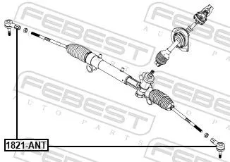 FEBEST FEBEST 1821-ANT Febest Front Outer Tie Rod End Fits Chevrolet Holden Opel Antara Captiva Captiva 