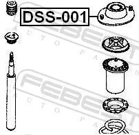 FEBEST FEBEST DSS-001 Febest Front Top Strut Mounting Fits Daewoo Opel Pontiac Vauxhall Astra Ciel 
