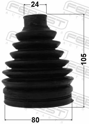 FEBEST FEBEST 0517P-BL Febest Outer Cv Boot Kit Fits Kia Mazda Nissan Subaru 3 Bluebird Sylphy / Cee'd 