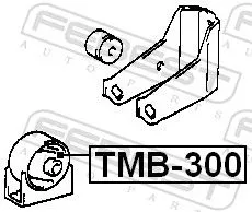 FEBEST FEBEST TMB-300 Febest Front Engine Mount Fits Toyota Caldina Carina E Corona Support Rod 