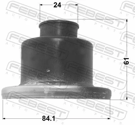 FEBEST FEBEST 0715-JB416SA Febest Front Cv Boot Kit Fits Buick Chevrolet Land Rover Opel Suzuki Apv Carry 2 