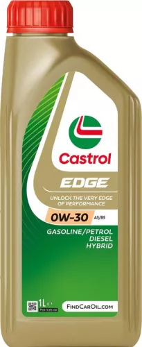 15F6A4 Castrol EDGE Titanium 0W-30 0W30 A5/B5 Fully Synthetic Engine Oil - 1L