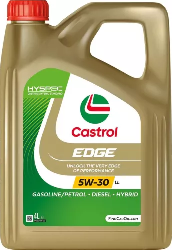 15F7E5 Castrol EDGE 5W-30 LL Fully Synthetic Engine Oil 5w30 Longlife 4 Litre 4L Hyspec