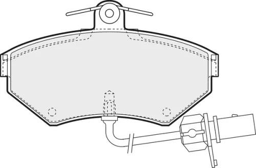APEC APEC PD3144 Apec Blue PD3144 Front Brake Pad Set Fits Audi Seat A4 Exeo Passat 