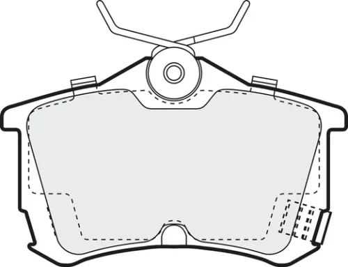 APEC APEC PD3041 Apec Blue PD3041 Rear Brake Pad Set Fits Honda Accord 