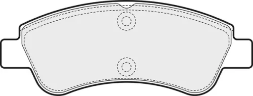 APEC APEC PD3337 Apec Blue PD3337 Front Brake Pad Set Fits Vauxhall Peugeot Citroen 2008 206 208  