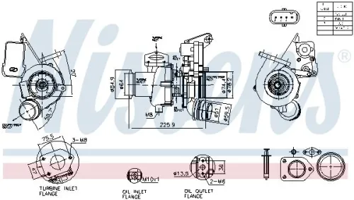 NISSENS NISSENS 93327 Nissens 93327 Turbo Fits Bmw 1 2 3 4 Series X1 11002220833 
