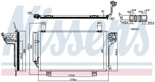 NISSENS NISSENS 941202 Nissens 941202 Air Con Condenser Fits Mazda Cx-5 KD4561480 