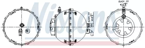 NISSENS NISSENS 996272 Nissens 996272 Coolant Expansion Tank Fits Bmw 5 Series 17137649733 