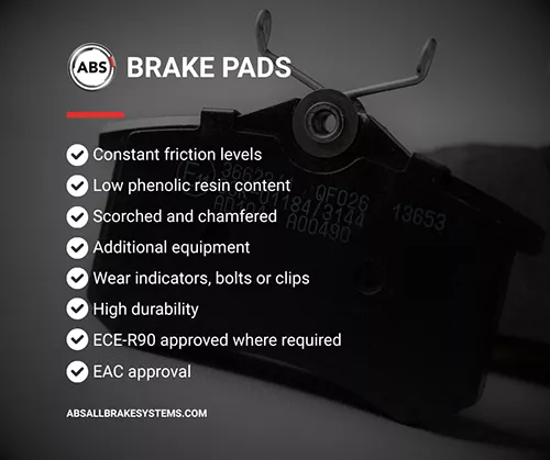 ABS ABS 37563 Abs 37563 Front Brake Pad Set Fits Opel Proton Vauxhall Adam Corsa Corsavan Gen 