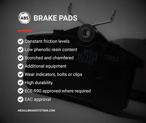 ABS ABS 36775 Abs 36775 Front Brake Pad Set Fits Ford Transit Tourneo 1074971 