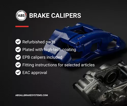 ABS ABS 720621 Abs Rear Left Brake Caliper Fits Infiniti Nissan Cefiro I30 Maxima / Qx 