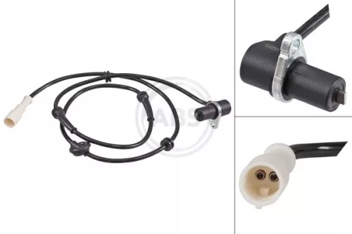 ABS 31878 Front Wheel Speed Sensor Fits Fiat Palio Siena 46457537