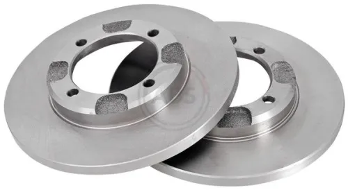 2x Abs 16269 Front Solid Brake Discs 234mm Fits Mitsubishi Proton Aeroback Colt