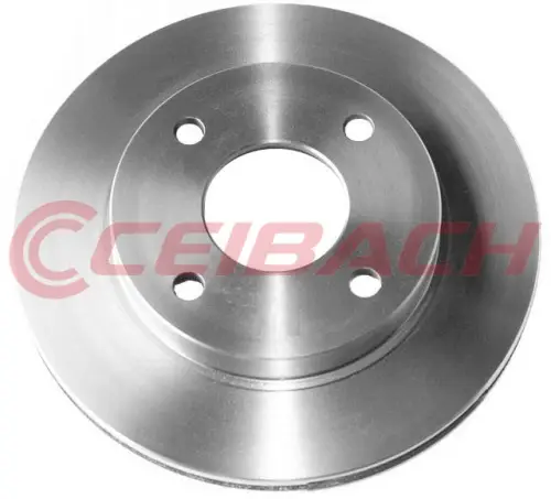 2x Ceibach Front Brake Discs Pair 239mm Vented Fits Ford Mazda 121 Escort