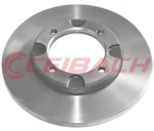 2x Ceibach Front Brake Discs Pair 234mm Solid Fits Mitsubishi Proton Aeroback