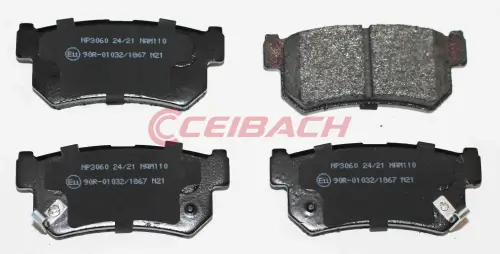 Ceibach Rear Brake Pad Set Fits Daewoo Korando Musso 4841305100