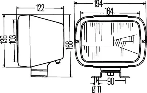HELLA Halogen H4