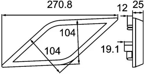HELLA HELLA 2BA013331-211 Hella 2BA013331-211 Left Rear Indicator 