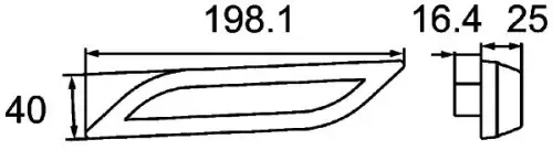 HELLA HELLA 2BA013332-331 Hella 2BA013332-331 Left Rear Indicator 