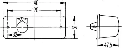 HELLA HELLA 2BM006692-021 Hella 2BM006692-021 Right Lateral Mounting Side Indicator Fits MAN Mercedes 