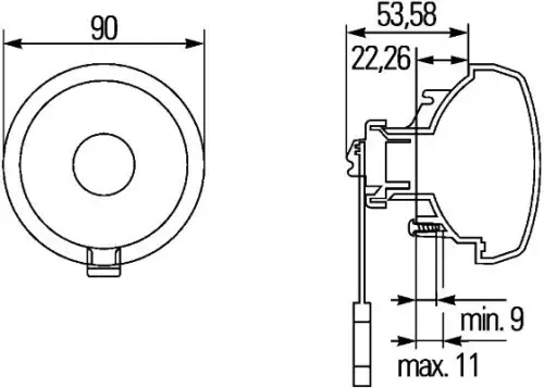 HELLA Halogen P21W