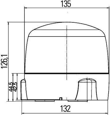 HELLA HELLA 2RL010979-021 Rotating Beacon 