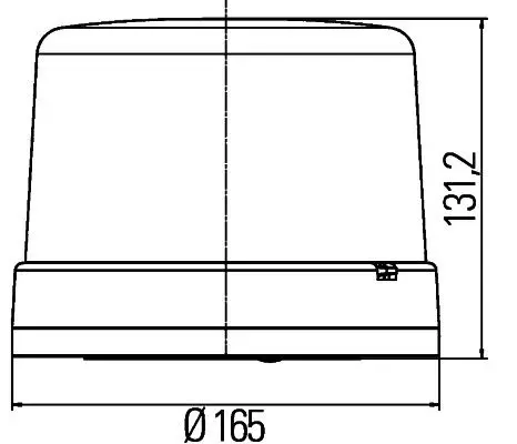 HELLA HELLA 2RL011484-021 Rotating Beacon 