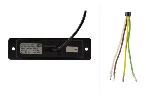 HELLA HELLA 2XD008997-201 Hella 2XD008997-201 Rear Beacon 
