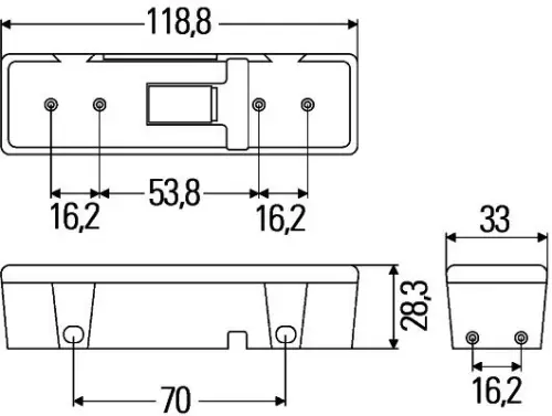 HELLA HELLA 2XD009048-101 Hella 2XD009048-101 Strobe-type Beacon 