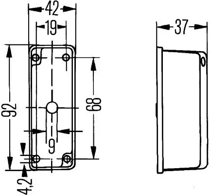 HELLA Halogen T4W