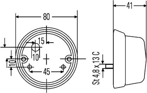 HELLA Halogen C21W