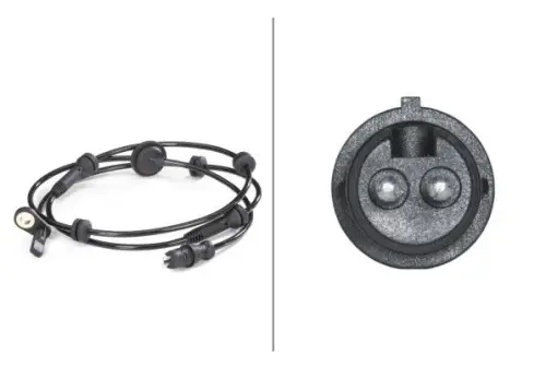 Hella 6PU009106-781 Front Right ABS Sensor Fits Fiat Doblo