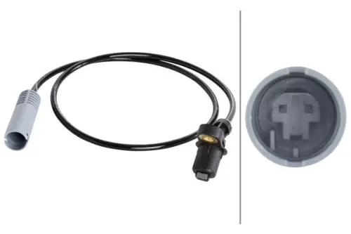Hella 6PU012039-681 Rear ABS Sensor Fits BMW 3 Series