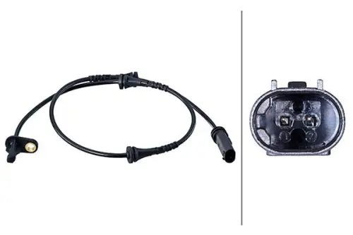 Hella 6PU358216-081 Front ABS Sensor Fits BMW X5 X6 X7 Xm