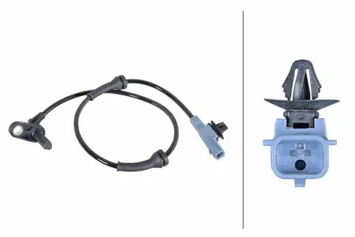 Hella 6PU358252-151 Rear ABS Sensor Fits Nissan Micra Note