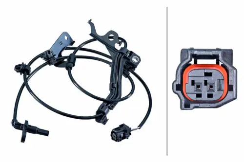 Hella 6PU358268-021 Front Right ABS Sensor Fits Toyota Corolla Cross
